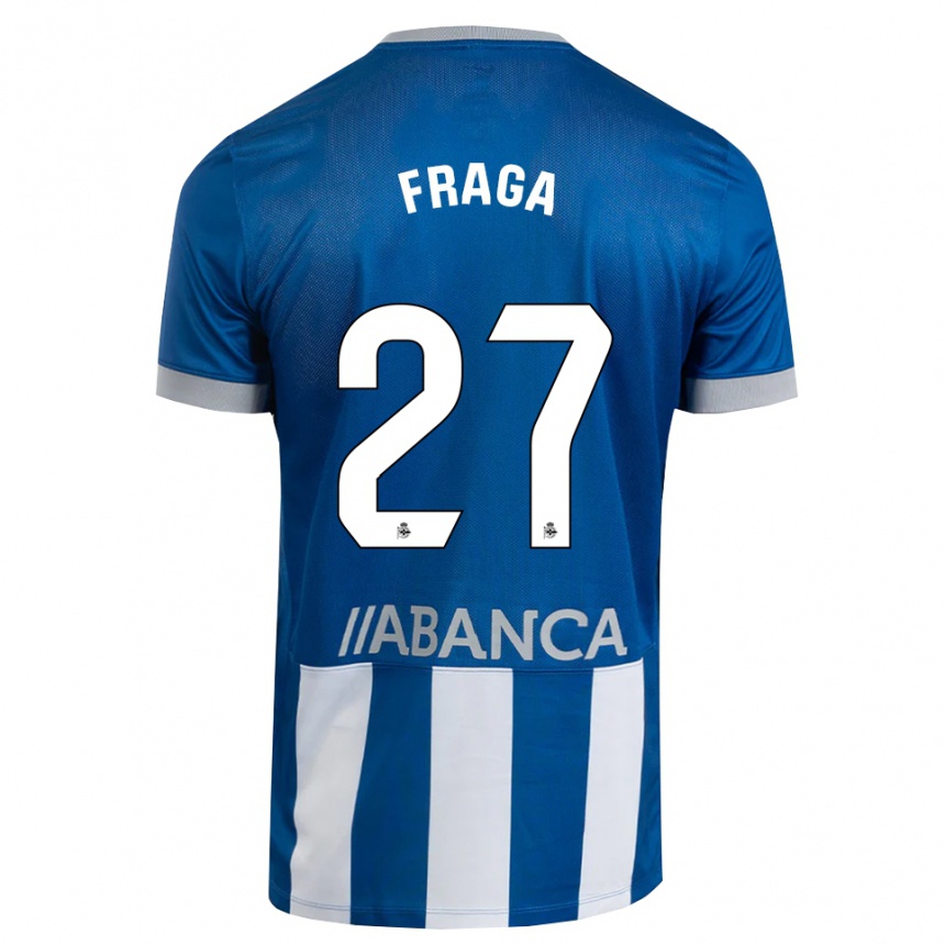 נשים כדורגל Álvaro Fraga #27 כחול אפור לבן ג'רזי ביתית 2026/27 נשים כדורגל Álvaro Fraga #27 כחול אפור לבן ג'רזי ביתית 2026/27