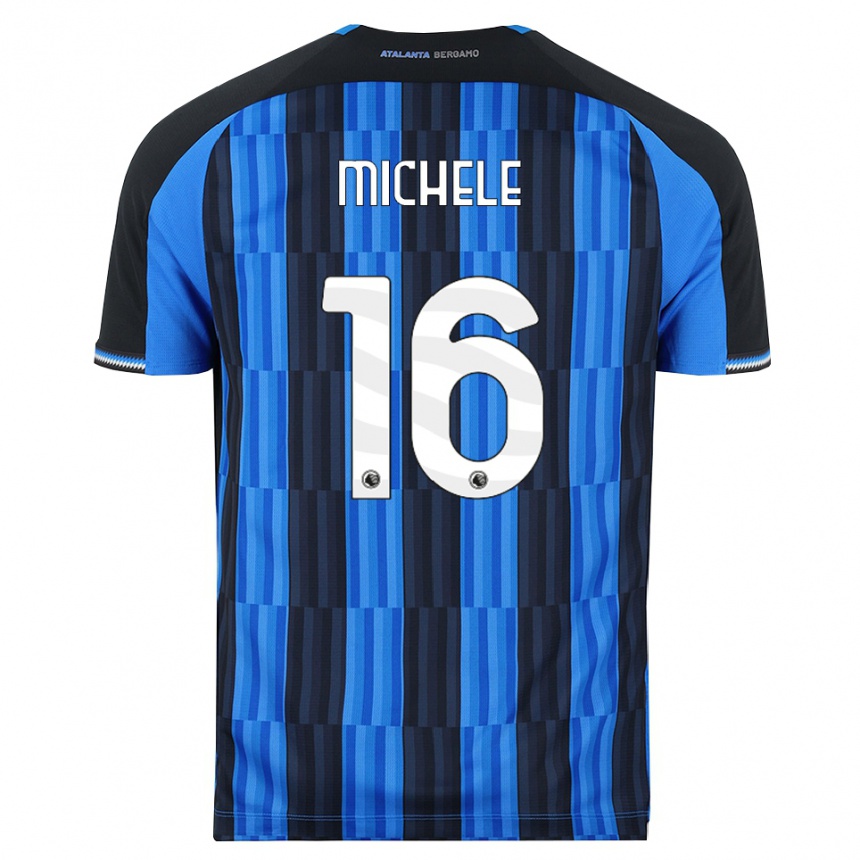 נשים כדורגל Michele Rinaldi #16 כחול שחור אדום ג'רזי ביתית 2026/27