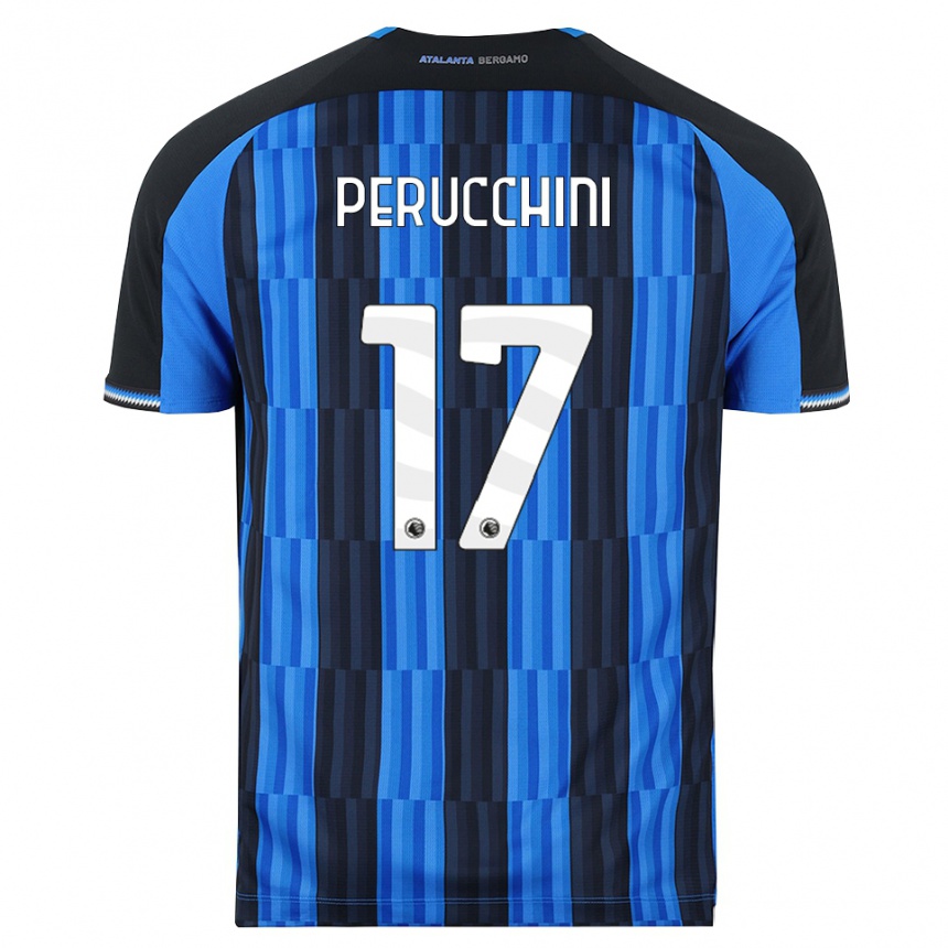 נשים כדורגל Simone Perucchini #17 כחול שחור אדום ג'רזי ביתית 2026/27