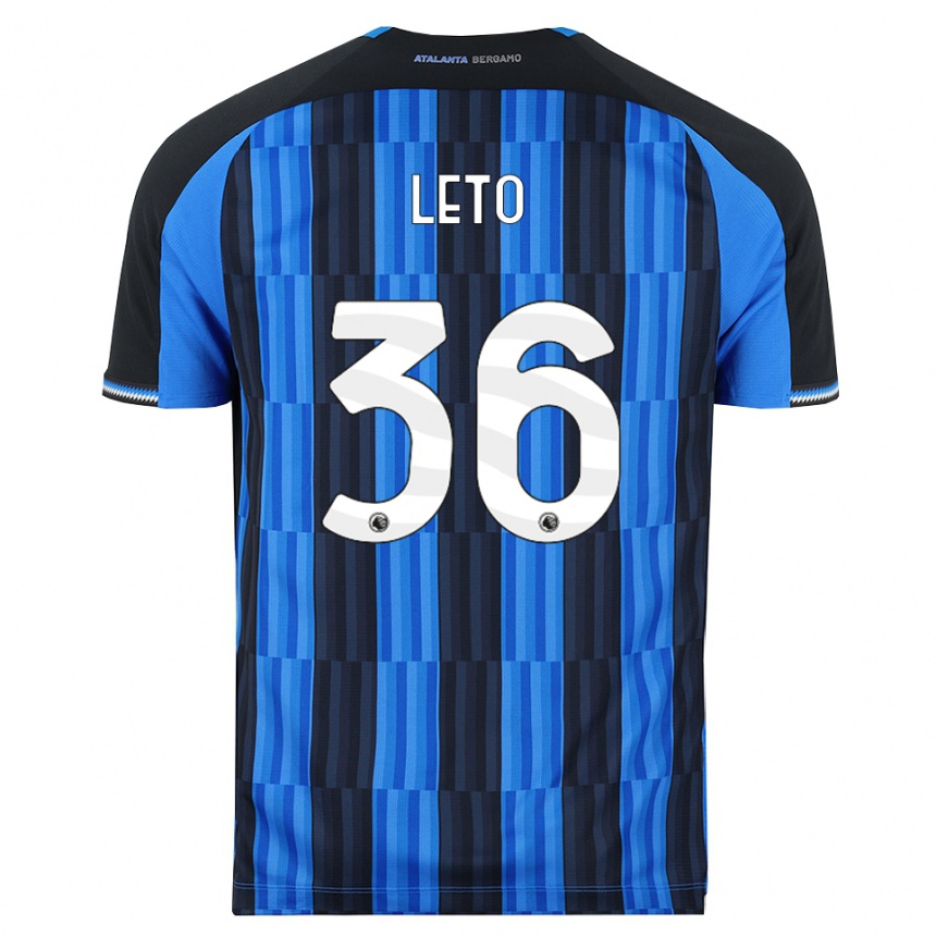 נשים כדורגל Manuel Leto #36 כחול שחור אדום ג'רזי ביתית 2026/27