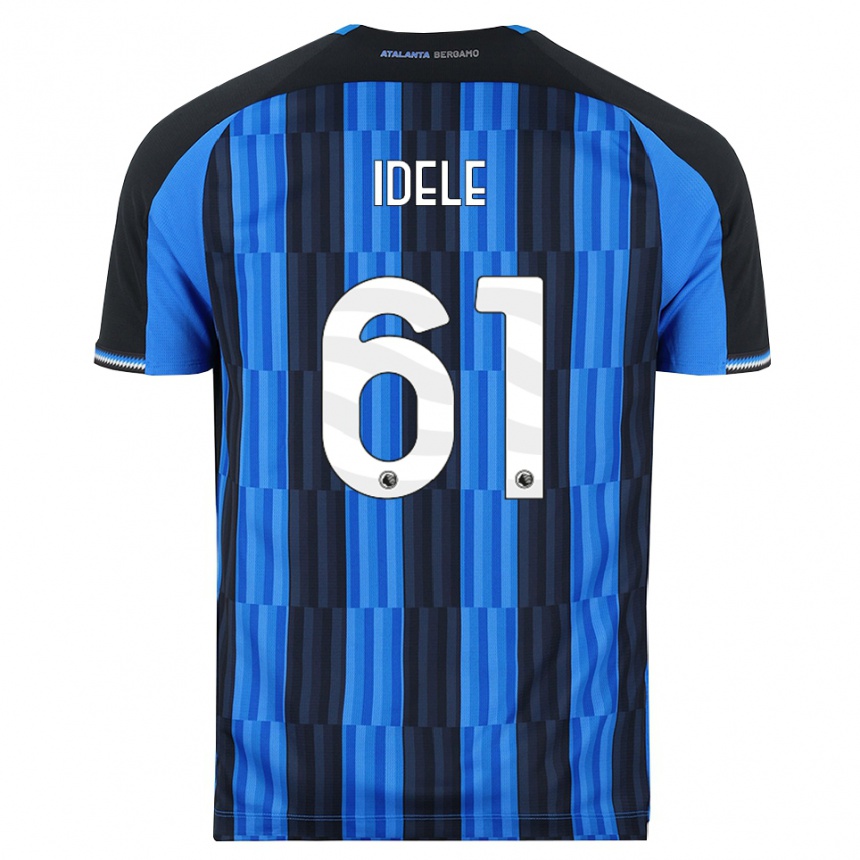 נשים כדורגל Javison Idele #61 כחול שחור אדום ג'רזי ביתית 2026/27