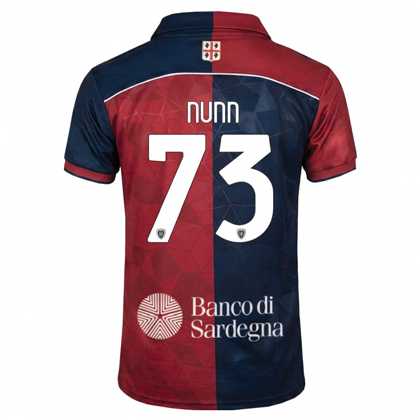 נשים כדורגל Jack Nunn #73 בורדו כחול מלכותי ג'רזי ביתית 2026/27