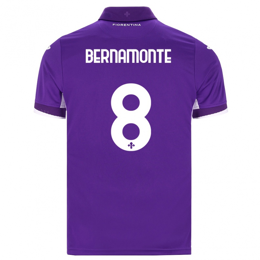 נשים כדורגל Lorenzo Bernamonte #8 סגול לבן ורוד ג'רזי ביתית 2026/27 נשים כדורגל Lorenzo Bernamonte #8 סגול לבן ורוד ג'רזי ביתית 2026/27