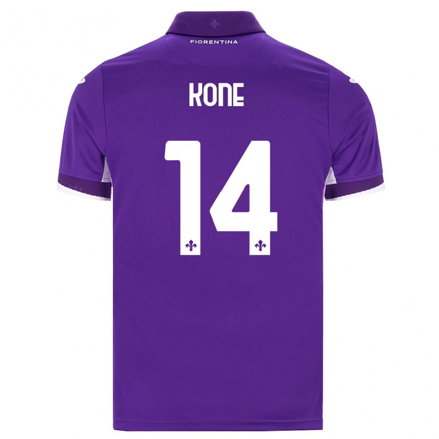 נשים כדורגל Mevale Kone #14 סגול לבן ורוד ג'רזי ביתית 2026/27