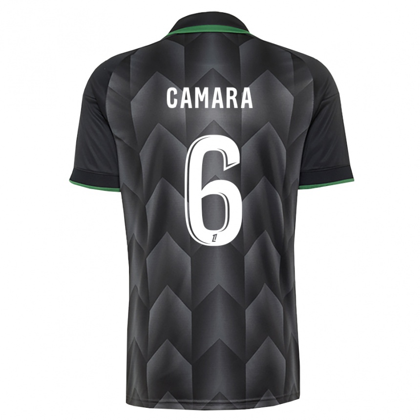 נשים כדורגל ממאדו קמארה #6 לבן שחור ירוק הרחק ג'רזי 2026/27