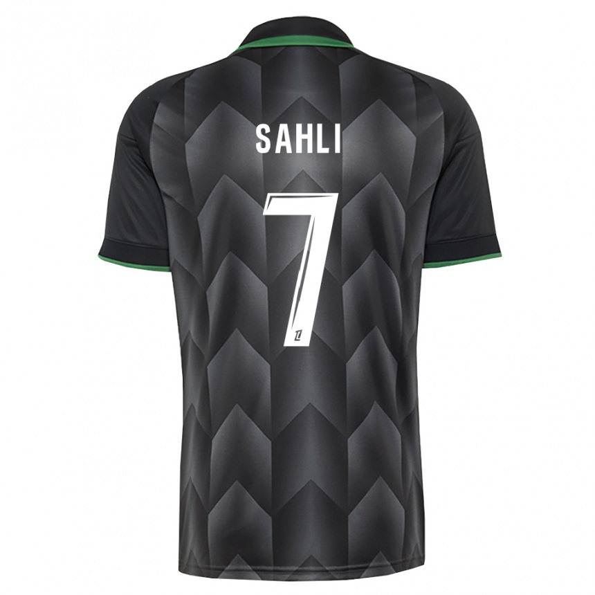 נשים כדורגל Wael Sahli #7 לבן שחור ירוק הרחק ג'רזי 2026/27