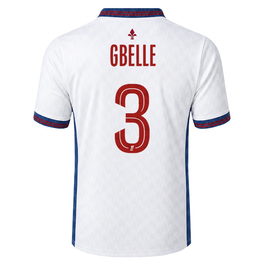 נשים כדורגל Arthur Gbelle #3 אדום לבן כחול הרחק ג'רזי 2026/27