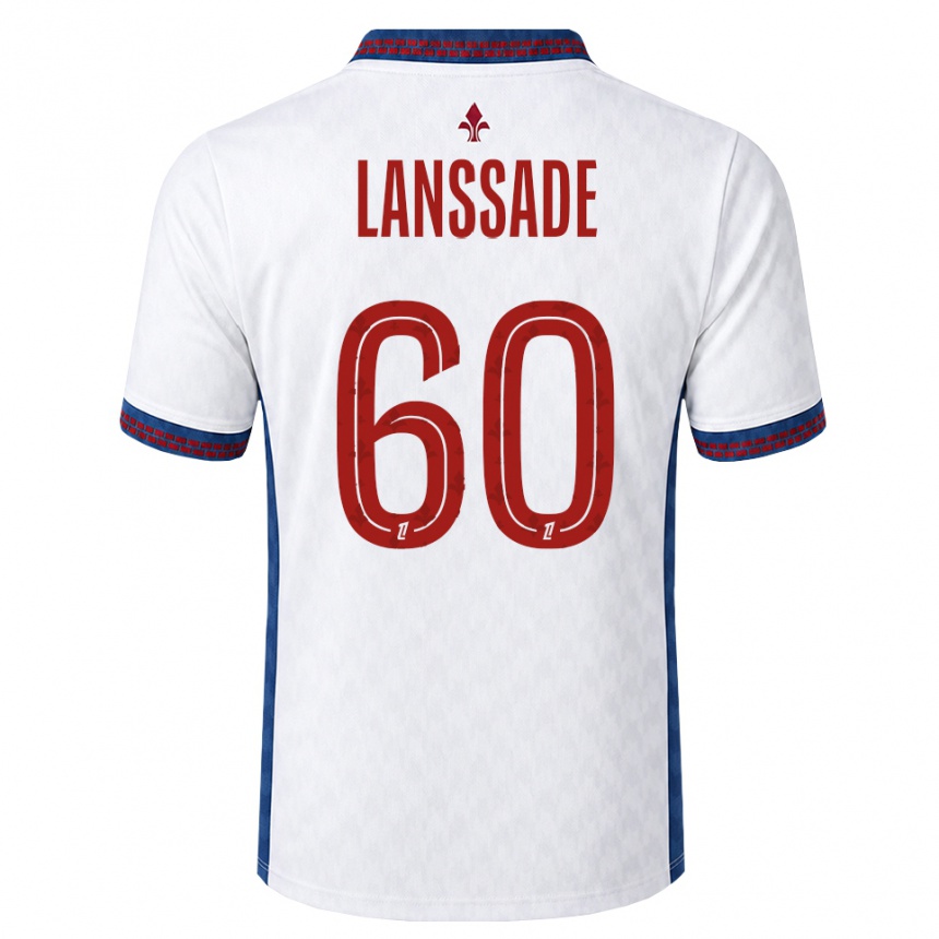 נשים כדורגל Zadig Lanssade #60 אדום לבן כחול הרחק ג'רזי 2026/27