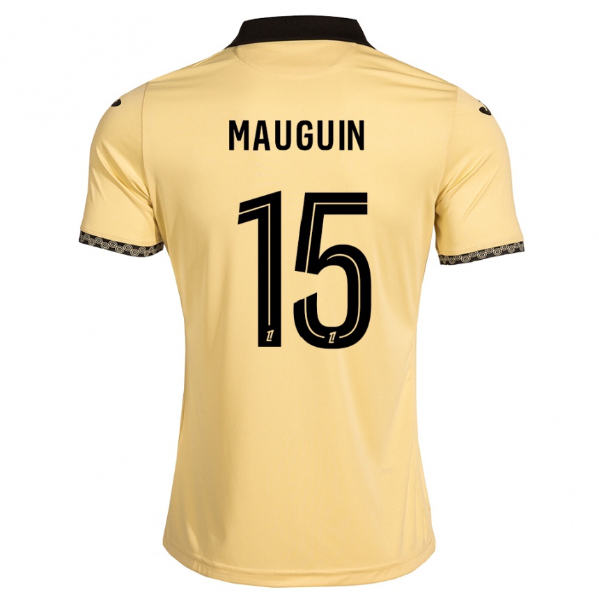 נשים כדורגל Alexiane Mauguin #15 לבן נאבאחו שחור הרחק ג'רזי 2026/27