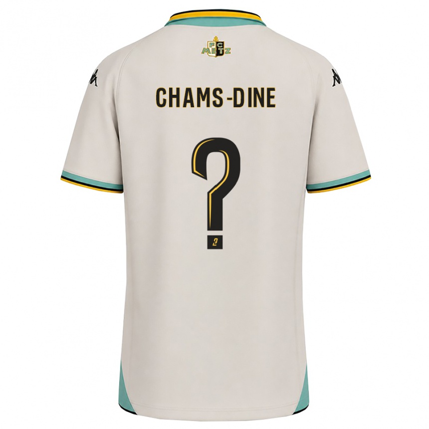 נשים כדורגל Adam Chams-Dine #0 לבן פרחוני שחור הרחק ג'רזי 2026/27
