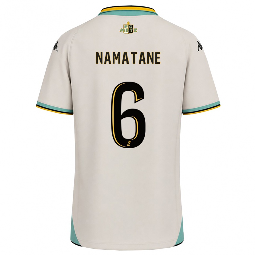 נשים כדורגל Joseph Namatane #6 לבן פרחוני שחור הרחק ג'רזי 2026/27