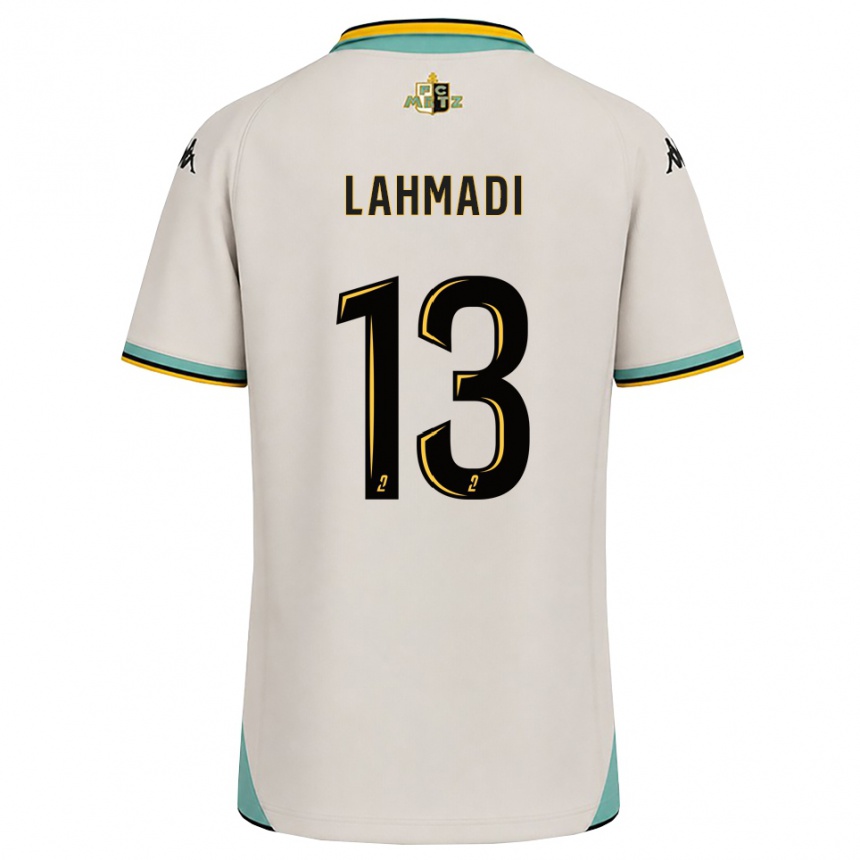נשים כדורגל Mehdi Lahmadi #13 לבן פרחוני שחור הרחק ג'רזי 2026/27