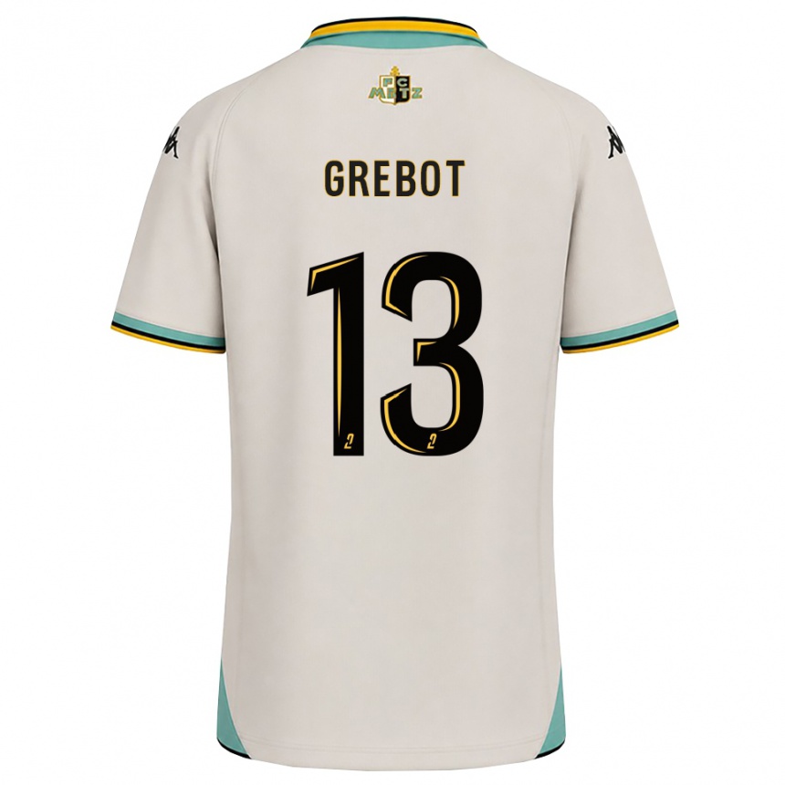 נשים כדורגל Leny Grebot #13 לבן פרחוני שחור הרחק ג'רזי 2026/27