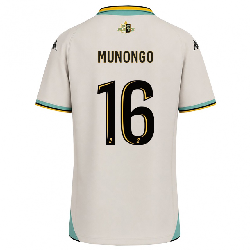 נשים כדורגל Goodness Munongo #16 לבן פרחוני שחור הרחק ג'רזי 2026/27
