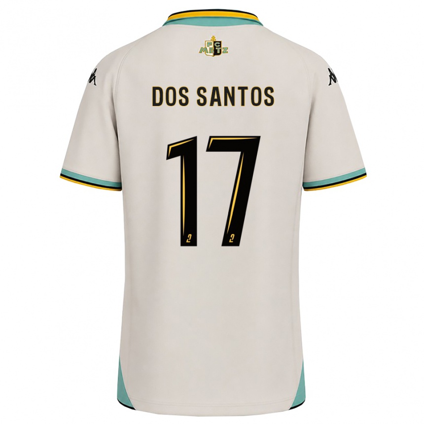 נשים כדורגל Tahirys Dos Santos #17 לבן פרחוני שחור הרחק ג'רזי 2026/27