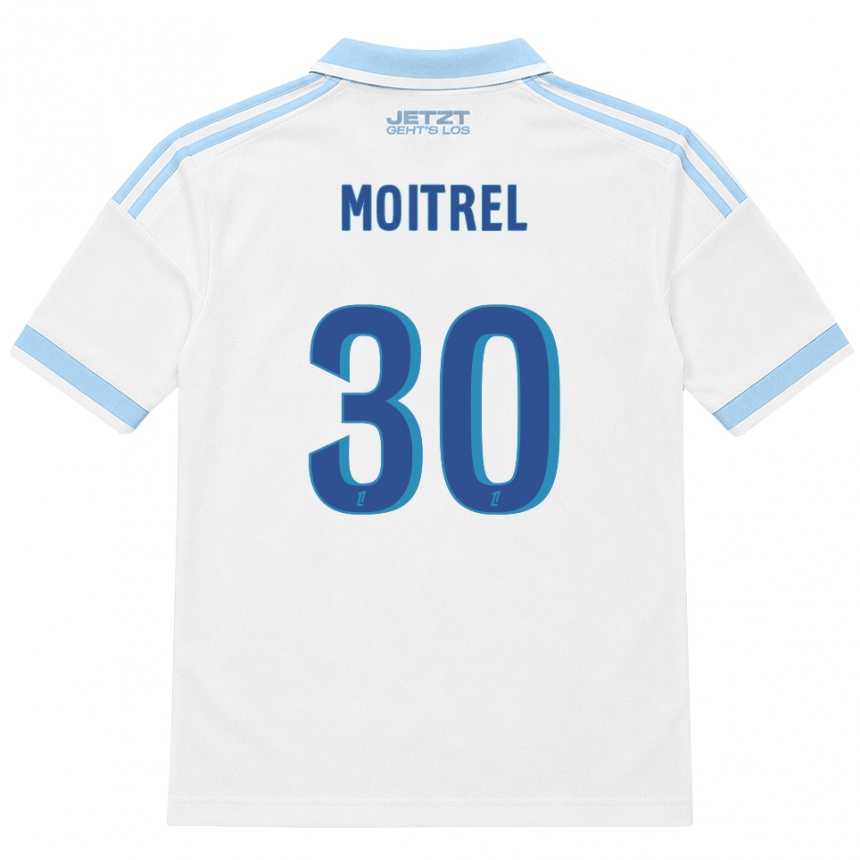 נשים כדורגל Pauline Moitrel #30 כחול שמיים בהיר לבן אדום הרחק ג'רזי 2026/27