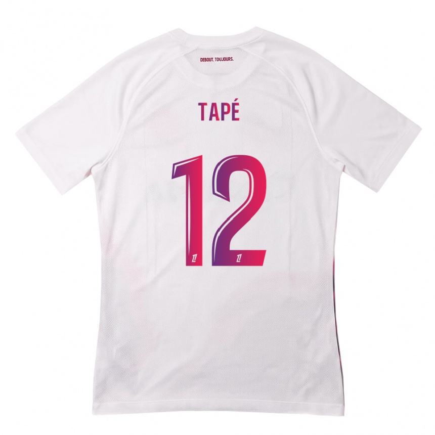 נשים כדורגל Christ Tapé #12 לבן ורוד סגול הרחק ג'רזי 2026/27