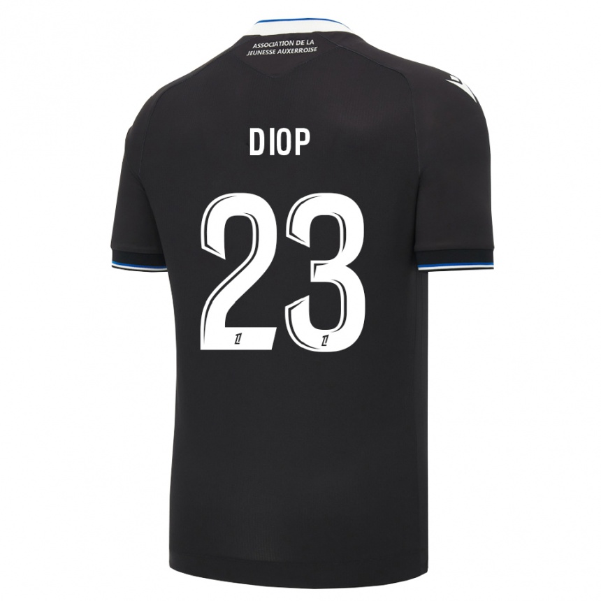 נשים כדורגל Mamadou Diop #23 שחור כחול לבן הרחק ג'רזי 2026/27