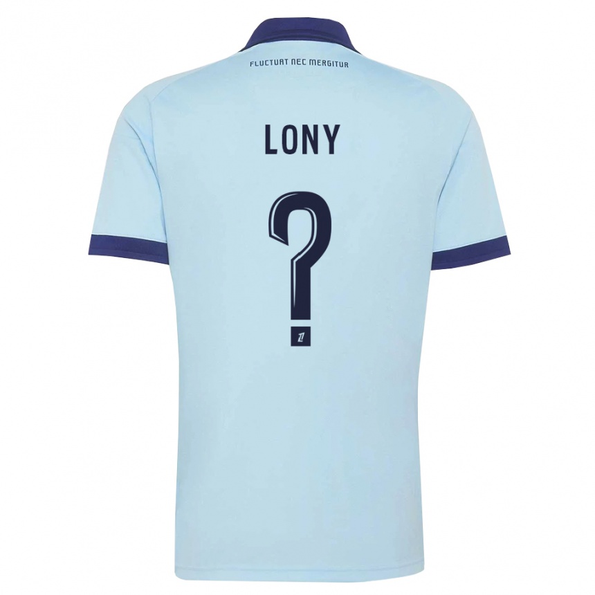 נשים כדורגל Lony Pereira Mendes Vaz #0 כחול תירס שחור הרחק ג'רזי 2026/27