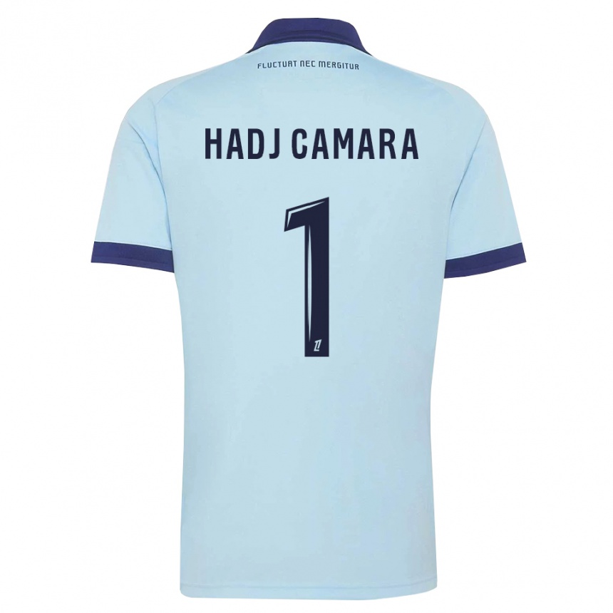 נשים כדורגל El Hadj Camara #1 כחול תירס שחור הרחק ג'רזי 2026/27