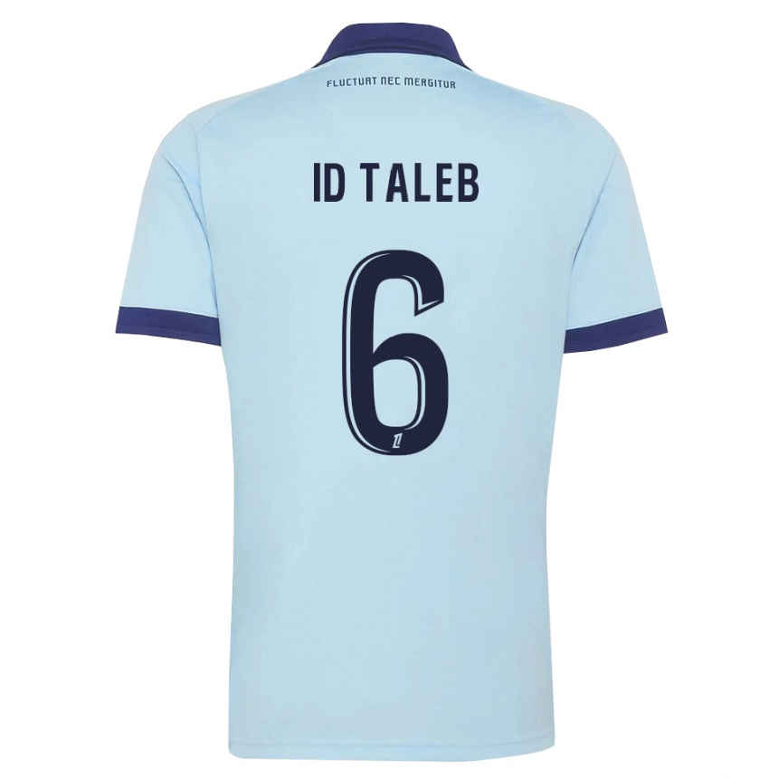 נשים כדורגל Samy Id Taleb #6 כחול תירס שחור הרחק ג'רזי 2026/27