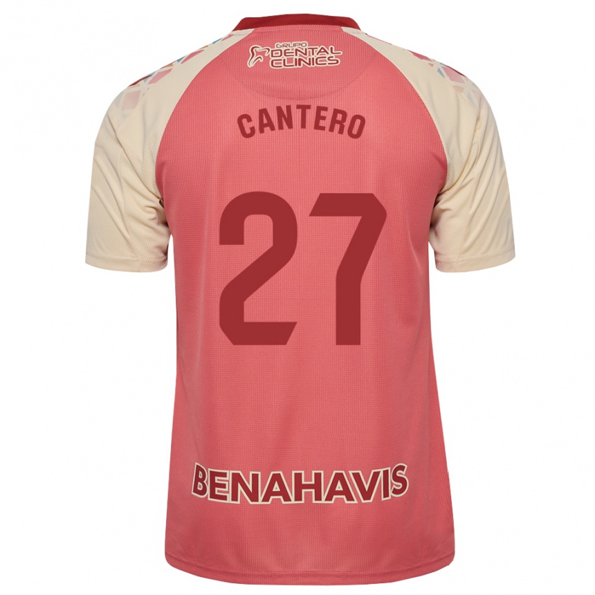נשים כדורגל Cris Cantero #27 ורוד בהיר אדום כחול הרחק ג'רזי 2026/27