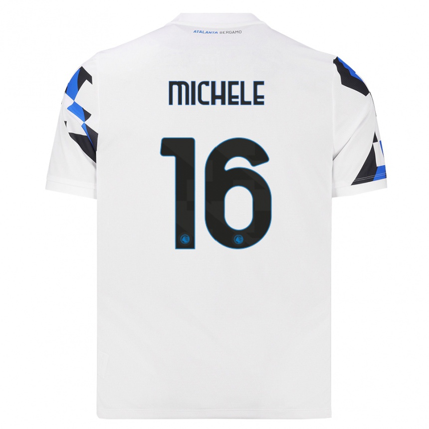 נשים כדורגל Michele Rinaldi #16 לבן אדום כחול הרחק ג'רזי 2026/27