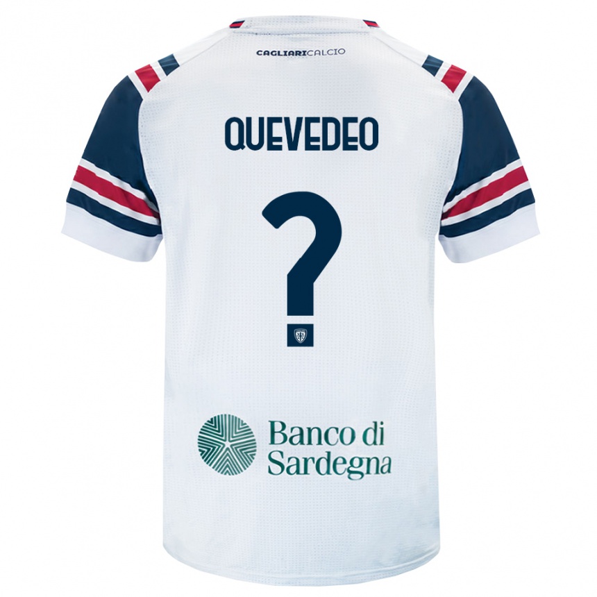 נשים כדורגל Hector Quevedeo #0 לבן אדום ירוק הרחק ג'רזי 2026/27