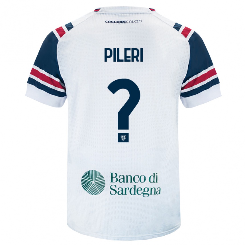 נשים כדורגל Matteo Pileri #0 לבן אדום ירוק הרחק ג'רזי 2026/27
