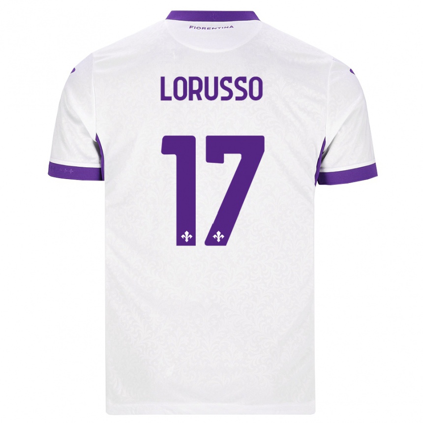נשים כדורגל Angelo Lorusso #17 לבן סגול הרחק ג'רזי 2026/27 נשים כדורגל Angelo Lorusso #17 לבן סגול הרחק ג'רזי 2026/27