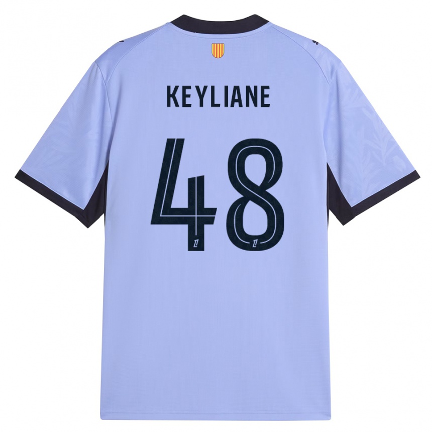 נשים כדורגל Keyliane Abdallah #48 שחור לבנדר ג'רזי קיט שלישי 2026/27 נשים כדורגל Keyliane Abdallah #48 שחור לבנדר ג'רזי קיט שלישי 2026/27