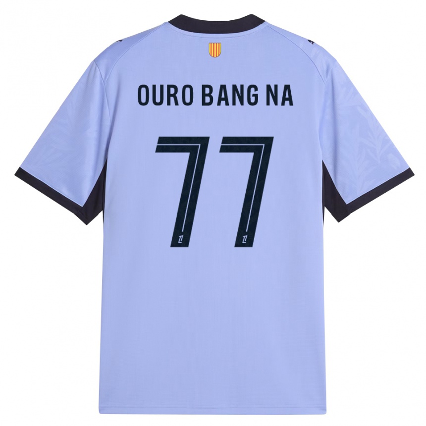 נשים כדורגל Rayan Ouro Bang Na #77 שחור לבנדר ג'רזי קיט שלישי 2026/27