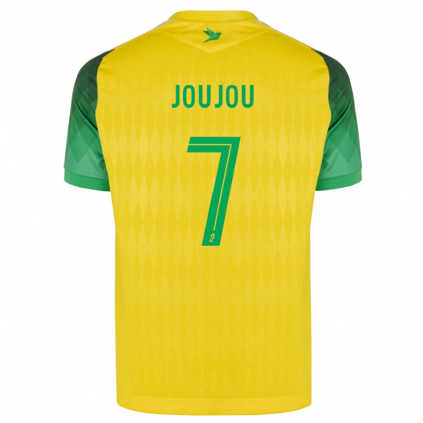 נשים כדורגל Antoine Joujou #7 ירוק צהוב אדום ג'רזי ביתית 2026/27