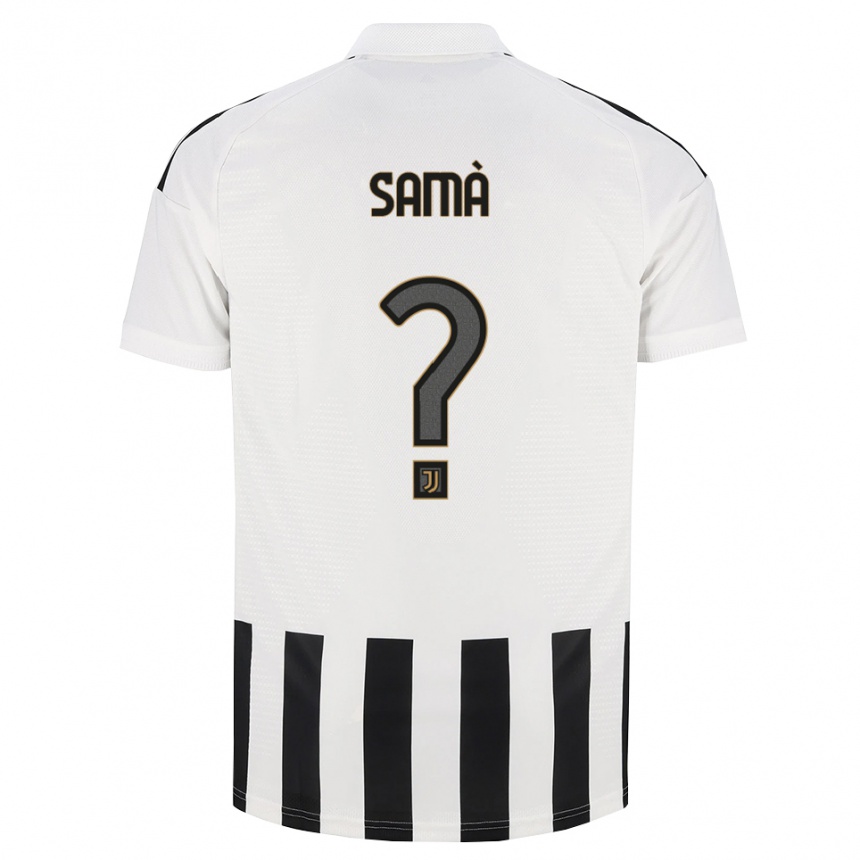 ילדים כדורגל Alberto Samà #0 שחור לבן חום ג'רזי ביתית 2026/27