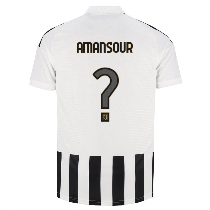ילדים כדורגל Adam Amansour #0 שחור לבן חום ג'רזי ביתית 2026/27