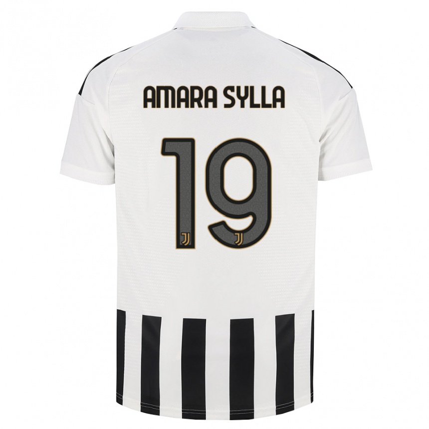 ילדים כדורגל Idris Amara Sylla #19 שחור לבן חום ג'רזי ביתית 2026/27