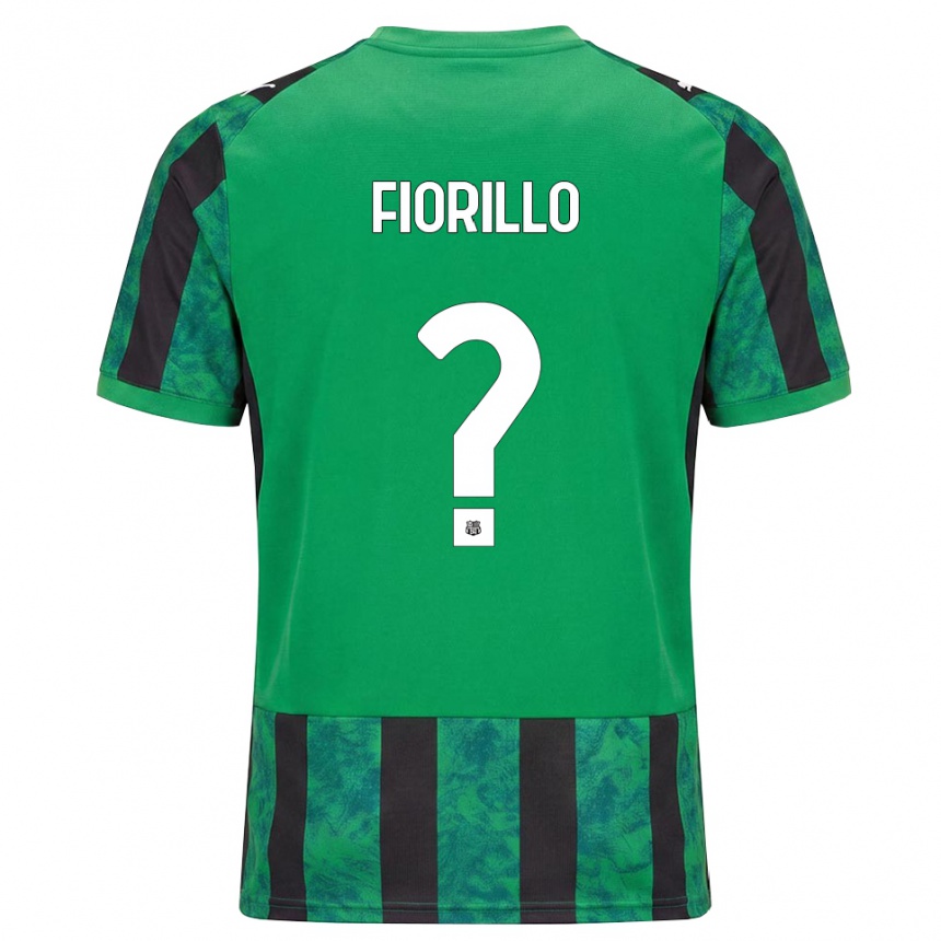 ילדים כדורגל Alex Fiorillo #0 ירוק שחור לבן ג'רזי ביתית 2026/27