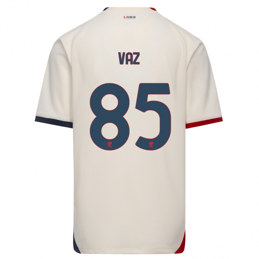 ילדים כדורגל Marcelo Vaz #85 לבן מבריק אדום הרחק ג'רזי 2026/27