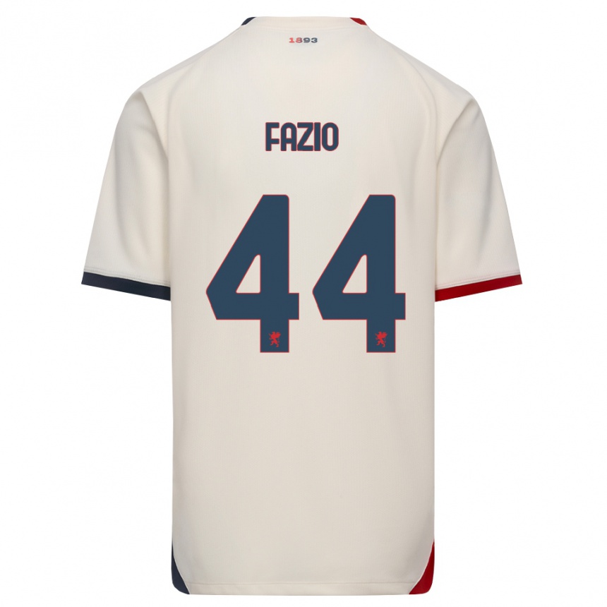 ילדים כדורגל Agostino Fazio #44 לבן מבריק אדום הרחק ג'רזי 2026/27