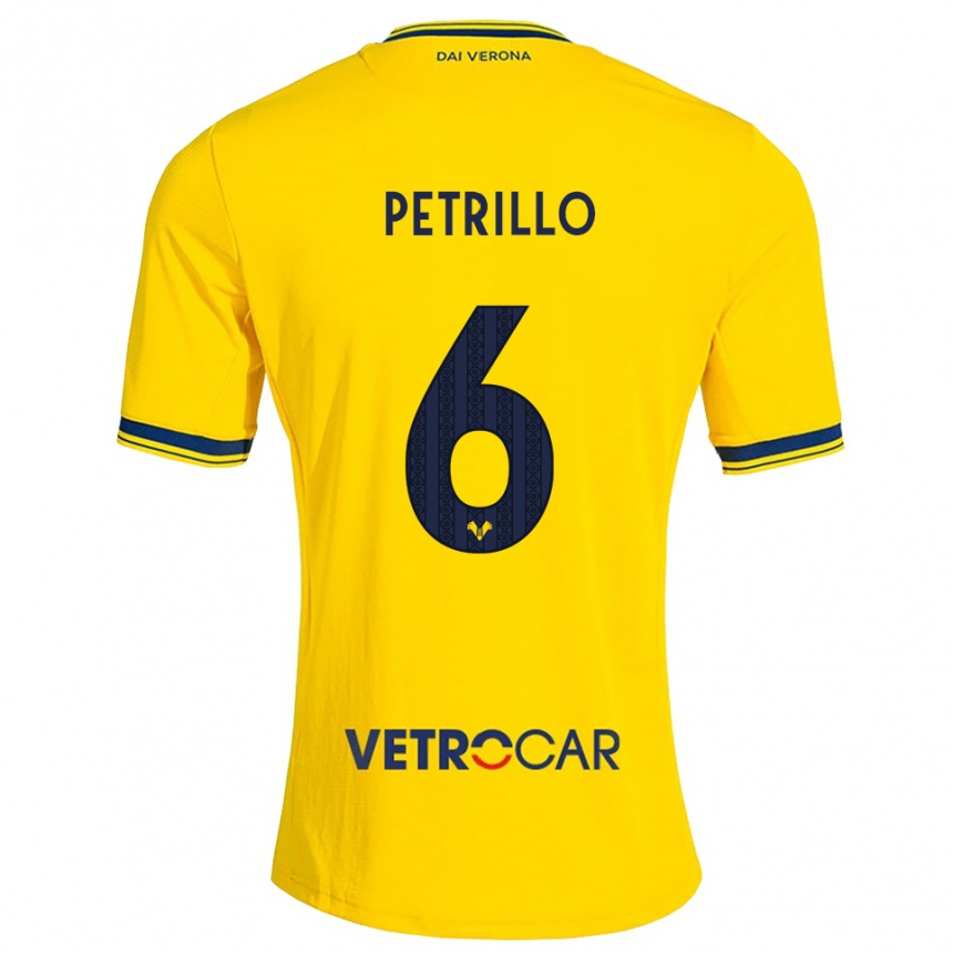 ילדים כדורגל מרי קלייר פטריו #6 צהוב אדום הרחק ג'רזי 2026/27