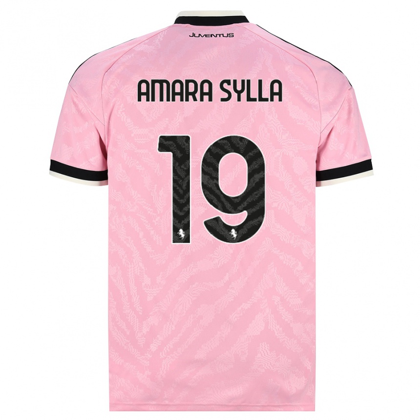 ילדים כדורגל Idris Amara Sylla #19 ורוד שחור הרחק ג'רזי 2026/27 ילדים כדורגל Idris Amara Sylla #19 ורוד שחור הרחק ג'רזי 2026/27
