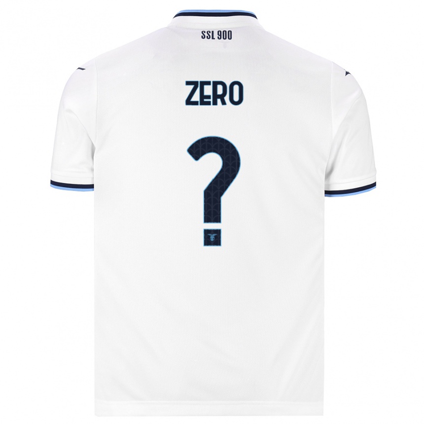 ילדים כדורגל Claudio Zero #0 לבן כחול כהה הרחק ג'רזי 2026/27