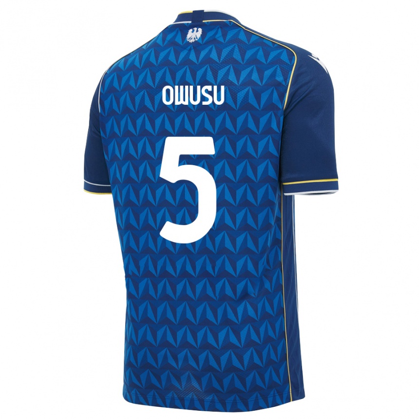 ילדים כדורגל Robert Owusu #5 כחול מלכותי כחול הרחק ג'רזי 2026/27