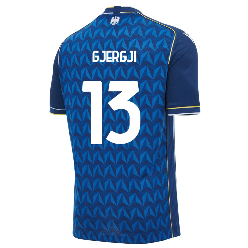 ילדים כדורגל Alessio Gjergji #13 כחול מלכותי כחול הרחק ג'רזי 2026/27