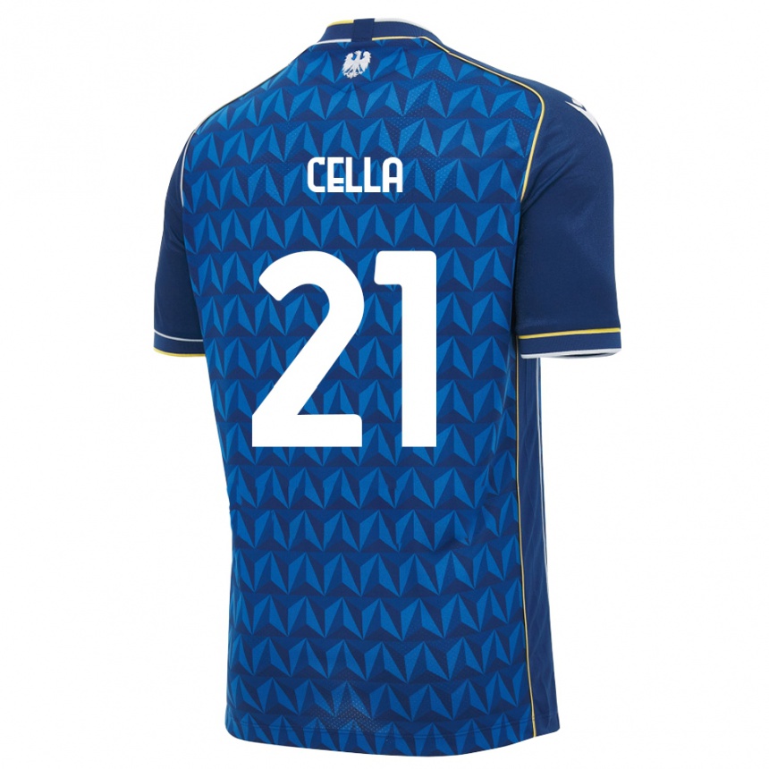 ילדים כדורגל Leonardo Cella #21 כחול מלכותי כחול הרחק ג'רזי 2026/27