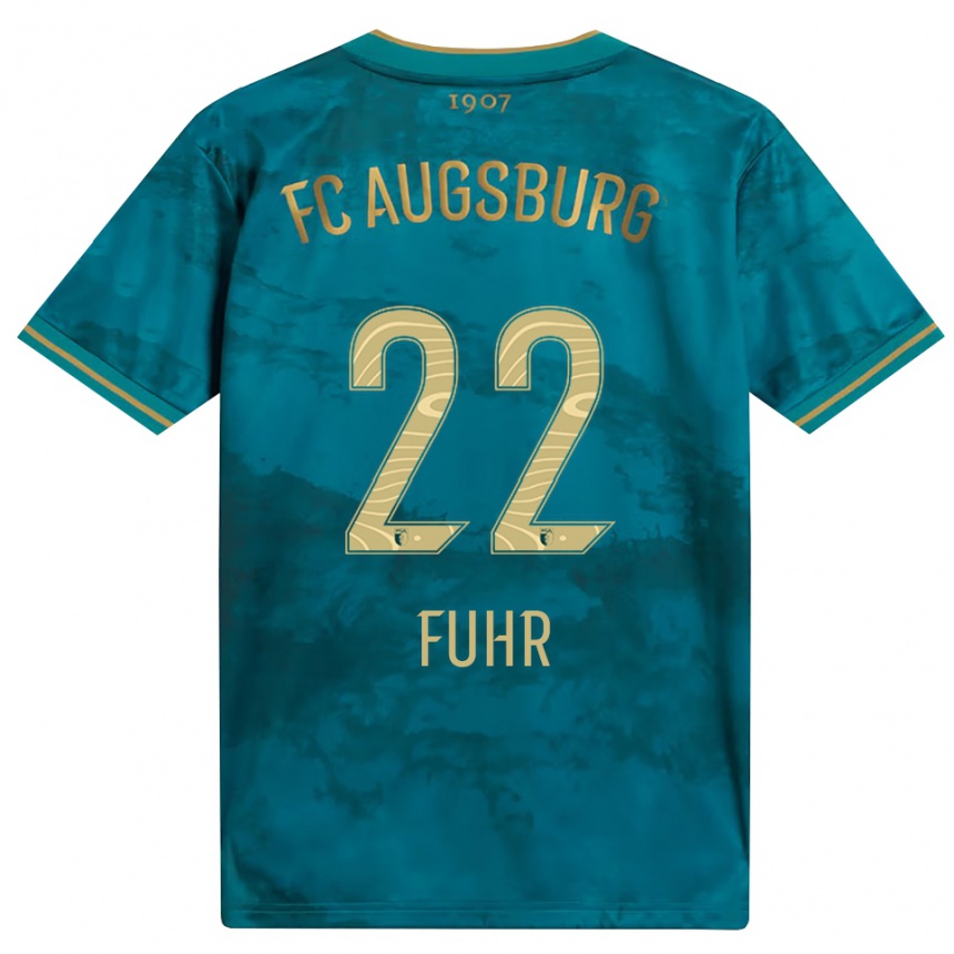ילדים כדורגל Paula Fuhr #22 ירוק חום הרחק ג'רזי 2026/27 ילדים כדורגל Paula Fuhr #22 ירוק חום הרחק ג'רזי 2026/27