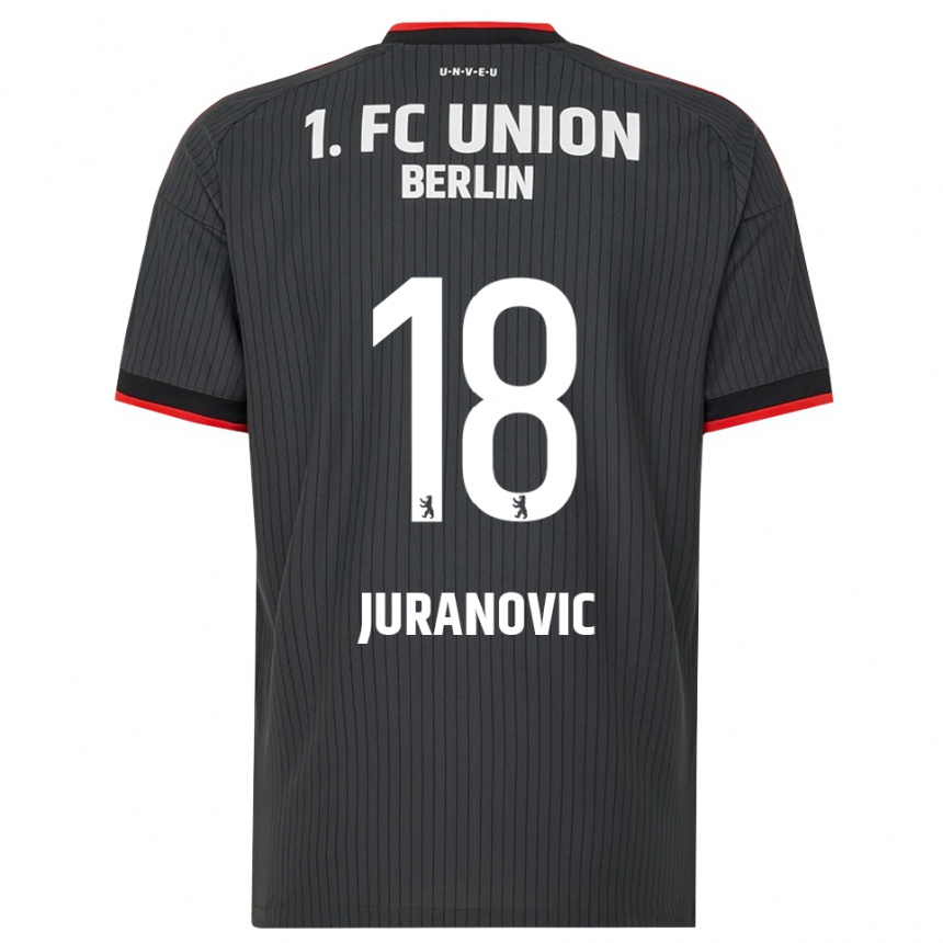 ילדים כדורגל יוסיפ יוראנוביץ' #18 שחור לבן אדום הרחק ג'רזי 2026/27