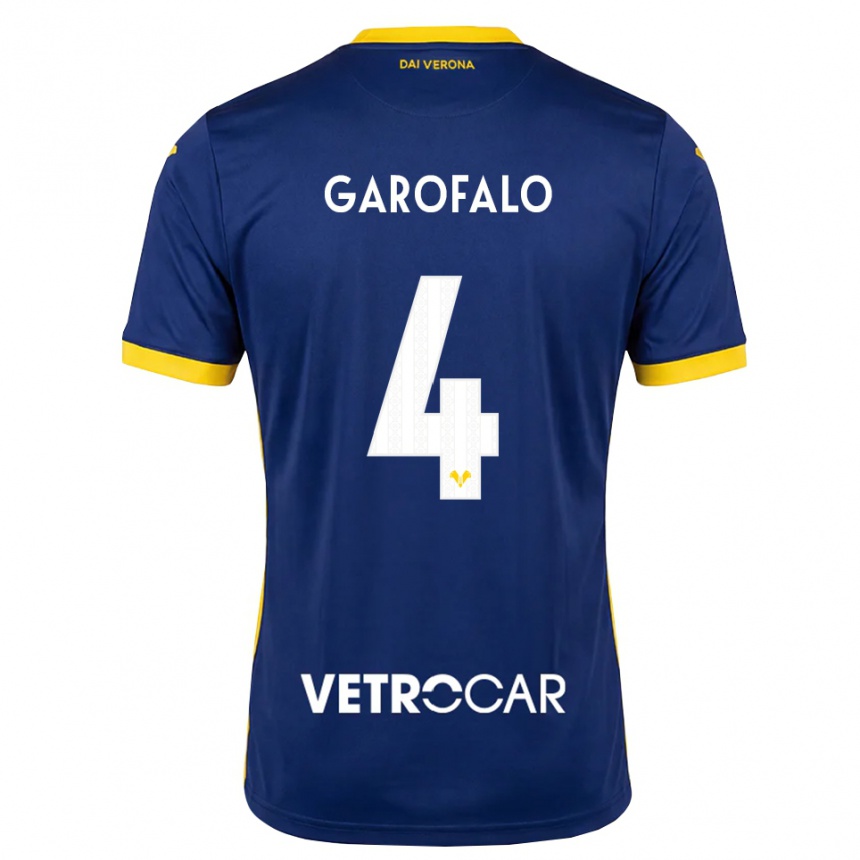 גברים כדורגל Lorenzo Garofalo #4 כחול מלכותי צהוב לבן ג'רזי ביתית 2026/27