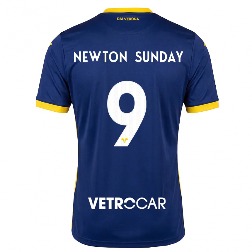 גברים כדורגל Eloghosa Newton Sunday #9 כחול מלכותי צהוב לבן ג'רזי ביתית 2026/27