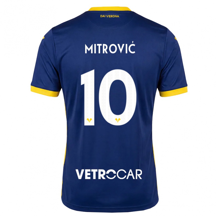 גברים כדורגל Stefan Mitrović #10 כחול מלכותי צהוב לבן ג'רזי ביתית 2026/27 גברים כדורגל Stefan Mitrović #10 כחול מלכותי צהוב לבן ג'רזי ביתית 2026/27